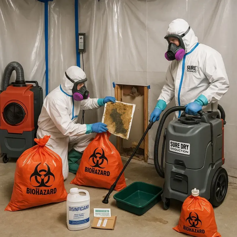 Contaminated Water Handling Protocols process in Langhorne, PA