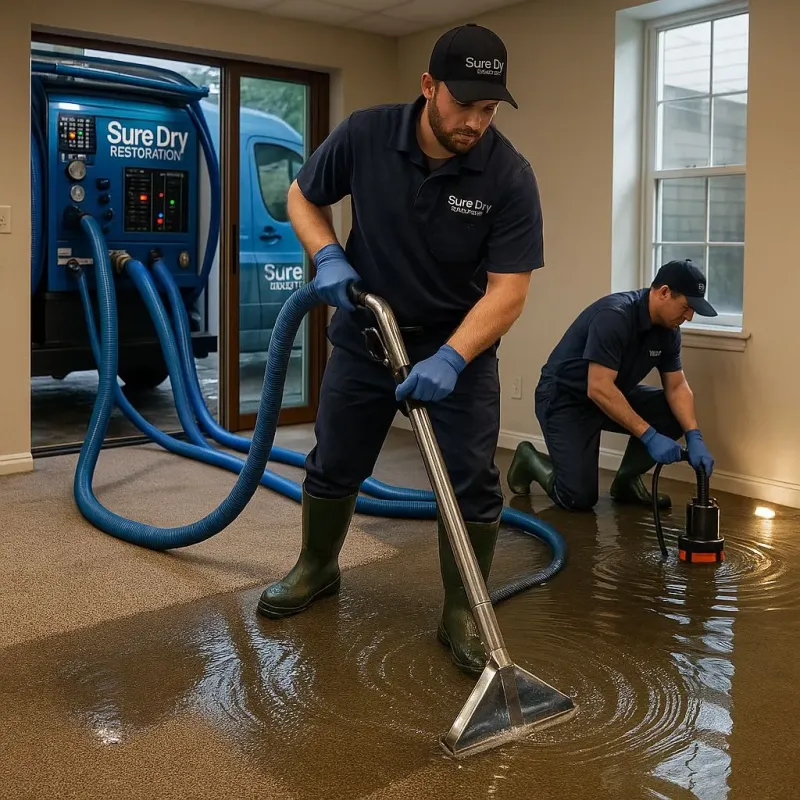 Water Extraction and Removal process in Langhorne, PA